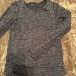 Lululemon dark grey sweatshirt size 4